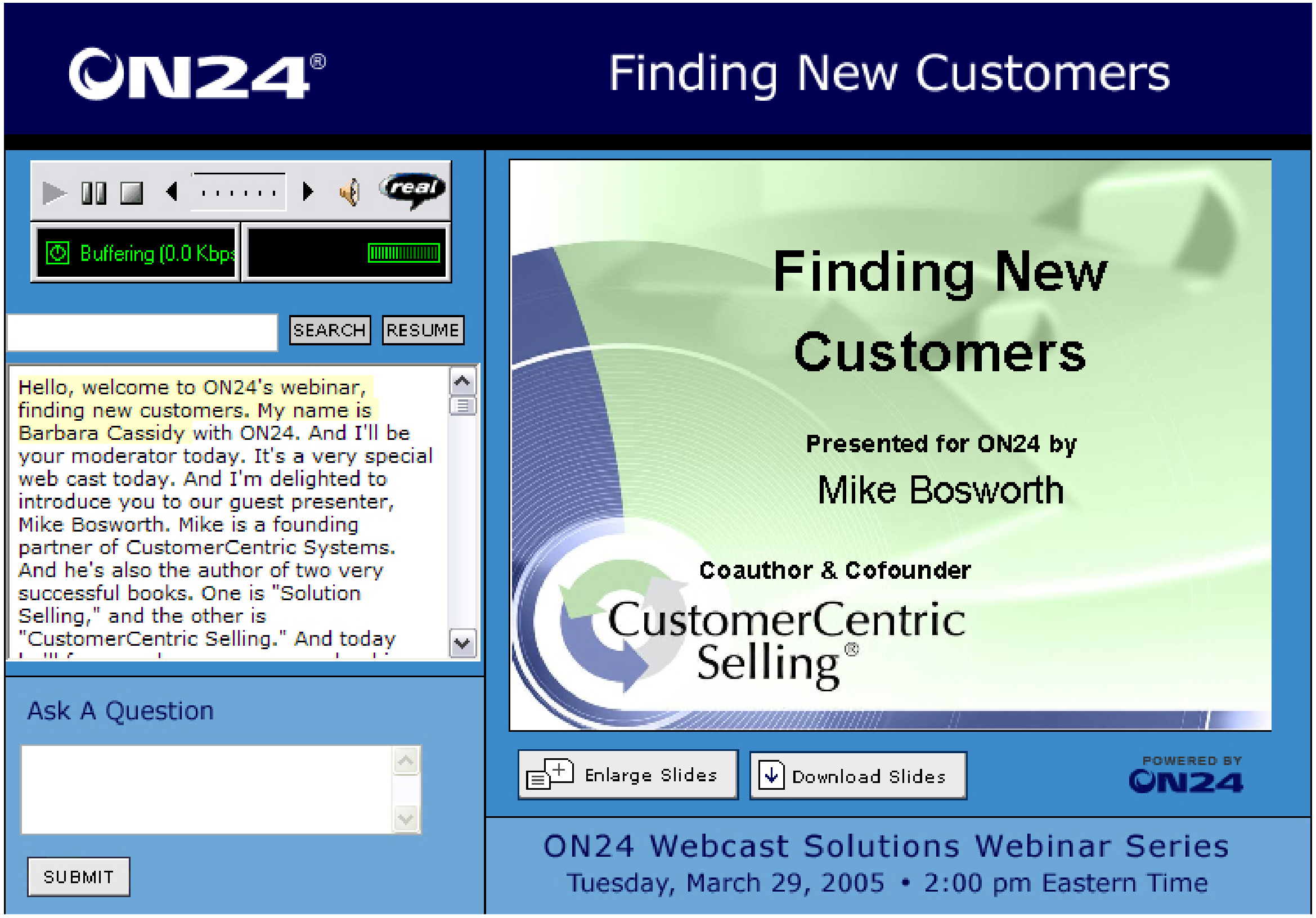 webcast globalization