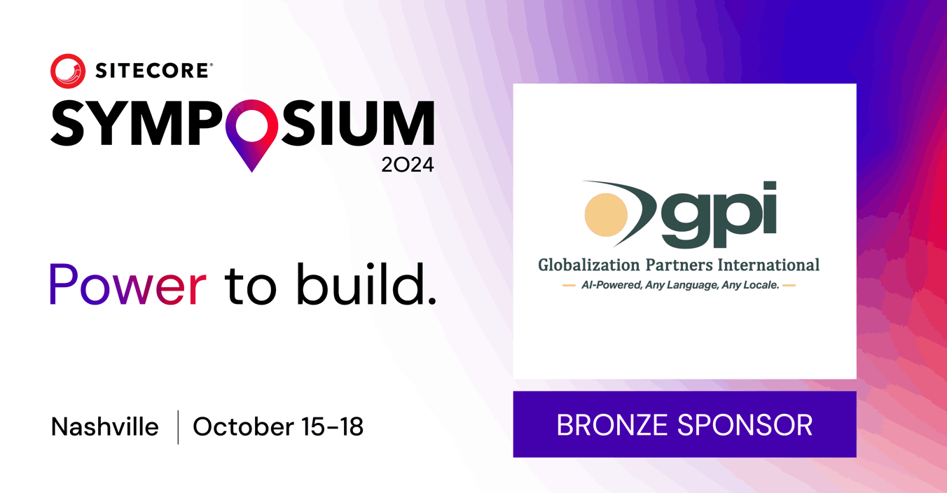 GPI at Sitecore Symposium 2024