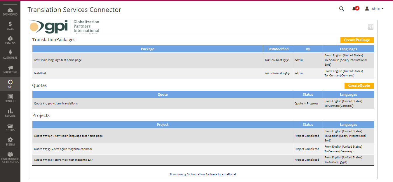 Translation Connectors Library